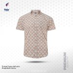 Fida Men's 100% Cotton Printed Half Sleeve Shirt - Image 2
