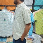 Fida Men's 100% Cotton Printed Half Sleeve Shirt - Image 2