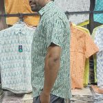 Fida Men's 100% Cotton Printed Half Sleeve Shirt - Image 2