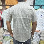Fida Men's 100% Cotton Printed Half Sleeve Shirt - Image 2
