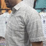 Fida Men's 100% Cotton Printed Half Sleeve Shirt - Image 3