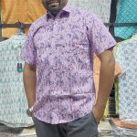 Fida Men's 100% Cotton Printed Half Sleeve Shirt