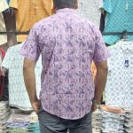 Fida Men's 100% Cotton Printed Half Sleeve Shirt - Image 3