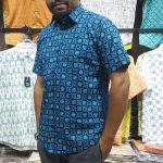 Fida Men's 100% Cotton Printed Half Sleeve Shirt