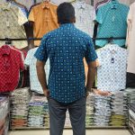 Fida Men's 100% Cotton Printed Half Sleeve Shirt - Image 4