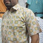 Fida Men's 100% Cotton Printed Half Sleeve Shirt - Image 4