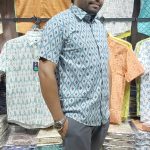 Fida Men's 100% Cotton Printed Half Sleeve Shirt - Image 3