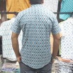 Fida Men's 100% Cotton Printed Half Sleeve Shirt - Image 4