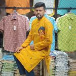 (Only Panjabi) Mens Premium Cotton Printed Panjabi-20252P - Image 4