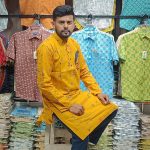 (Only Panjabi) Mens Premium Cotton Printed Panjabi-20252P - Image 3