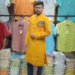 (Only Panjabi) Mens Premium Cotton Printed Panjabi-20252P