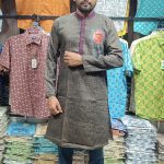 (Only Panjabi) Mens Premium Cotton Printed Panjabi-20253P - Image 2