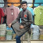 (Only Panjabi) Mens Premium Cotton Printed Panjabi-20253P