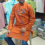 (Only Panjabi) Mens Premium Cotton Printed Panjabi-20254P