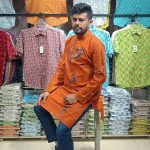 (Only Panjabi) Mens Premium Cotton Printed Panjabi-20254P - Image 2