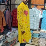 (Only Panjabi) Mens Premium Cotton Printed Panjabi-20255P - Image 3