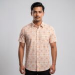 Fida Men's 100% Cotton Printed Half Sleeve Shirt