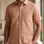 Fida Men's 100% Cotton Printed Half Sleeve Shirt