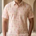 Fida Men's 100% Cotton Printed Half Sleeve Shirt